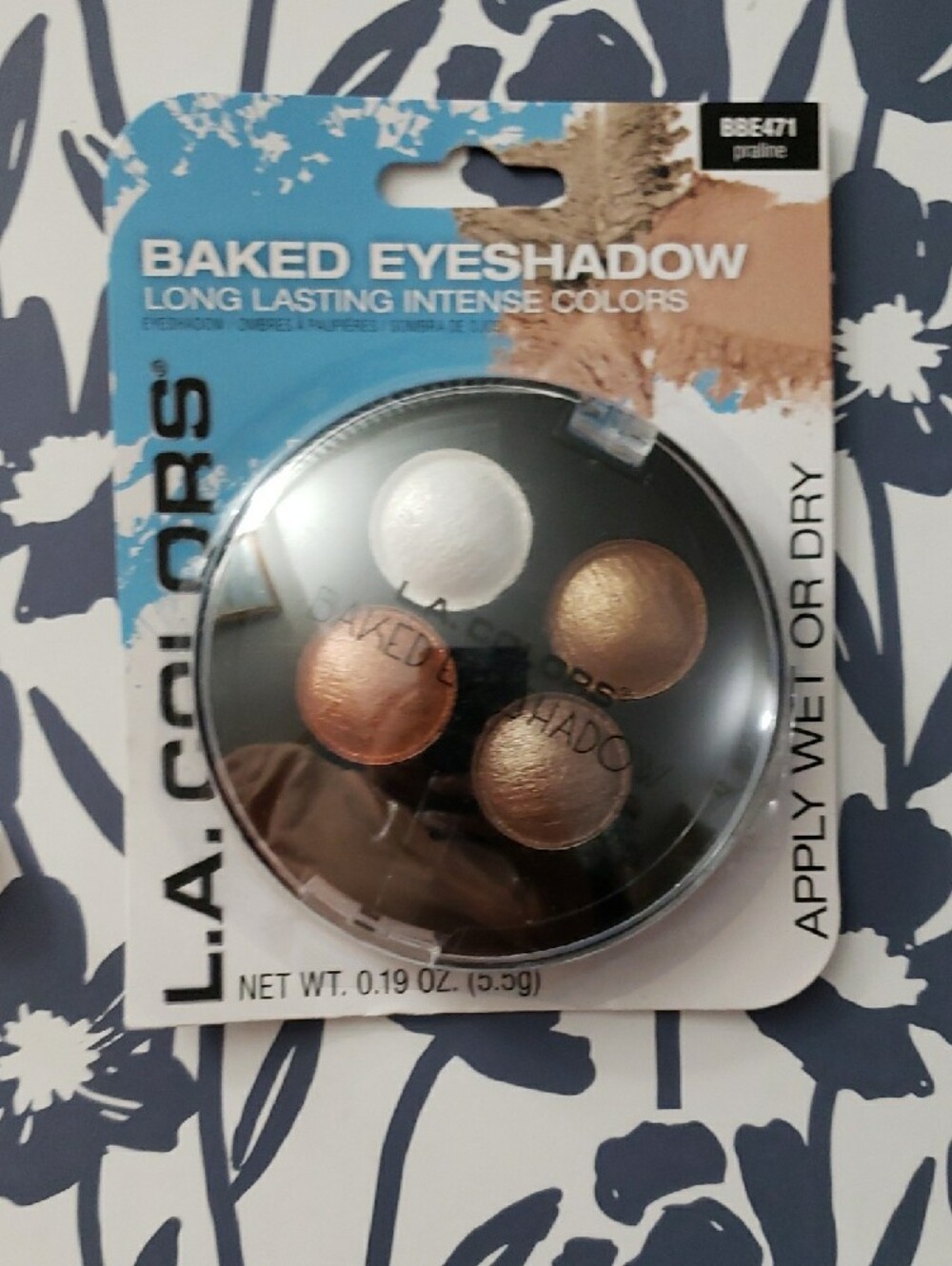 L.A. Colors Baked Eyeshadow Palette - Bronze & Metallic Neutrals